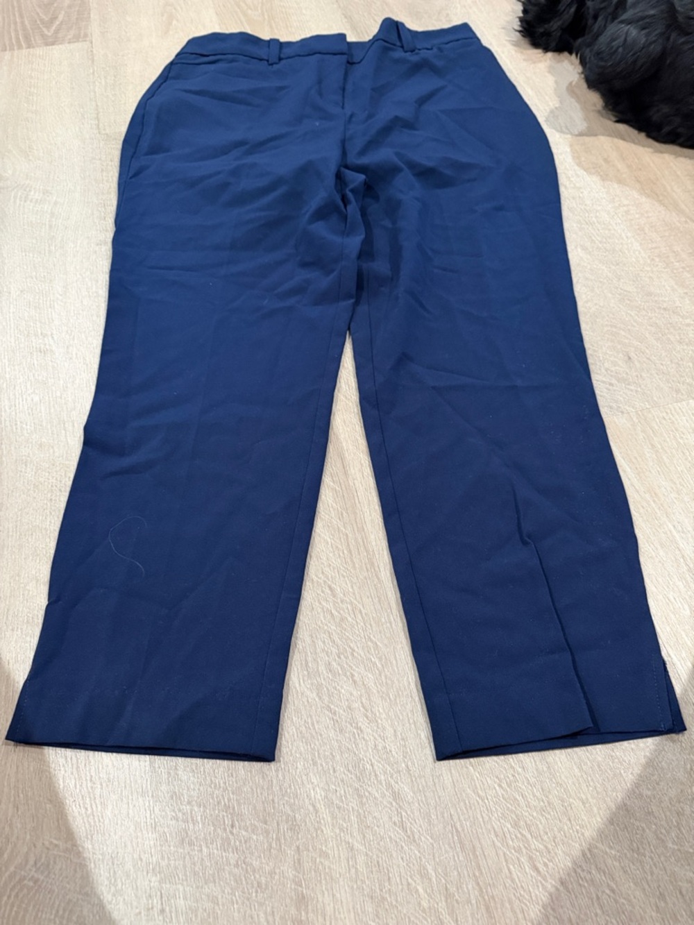New York & Company Navy Straight-Leg Dress Pants
